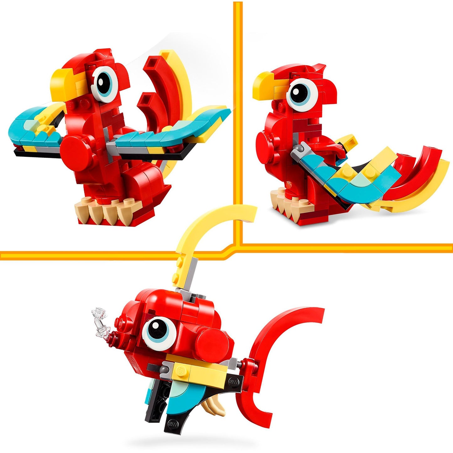 Lego LEGO Creator 31145 Dragon rouge