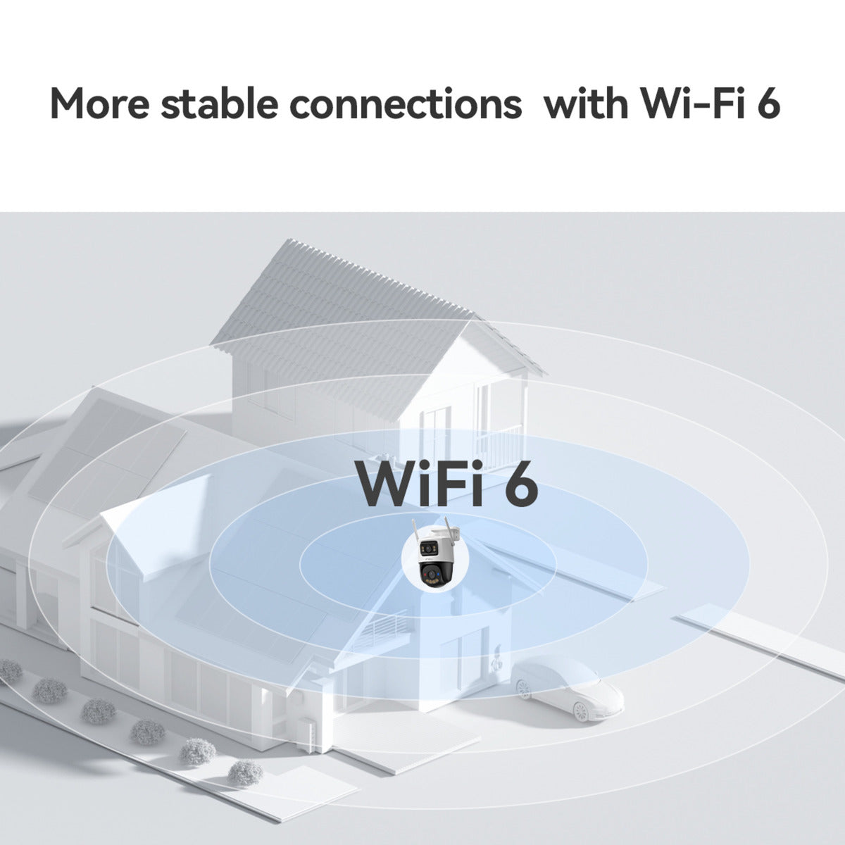 Caméra de sécurité Imou cruiser dual 2 pro (blanc, 4mp, wifi 6, lan)