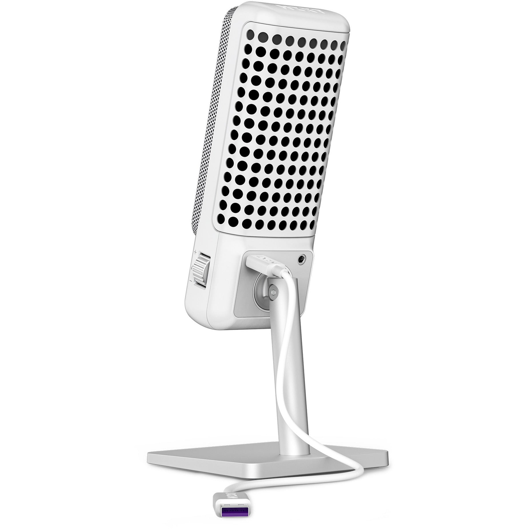 Microphone à capsule Elite Nzxt (blanc, rgb, usb-c)