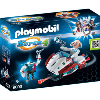 Playmobil Super 4 SkyJet avec Dr. X robot