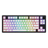 Hator skyfall sans fil, clavier de jeu (noir, disposition américaine, hator aurum citron, 80 % (tkl), RVB, ABS double injection, échange à chaud, Bluetooth USB-C 2,4 GHz)