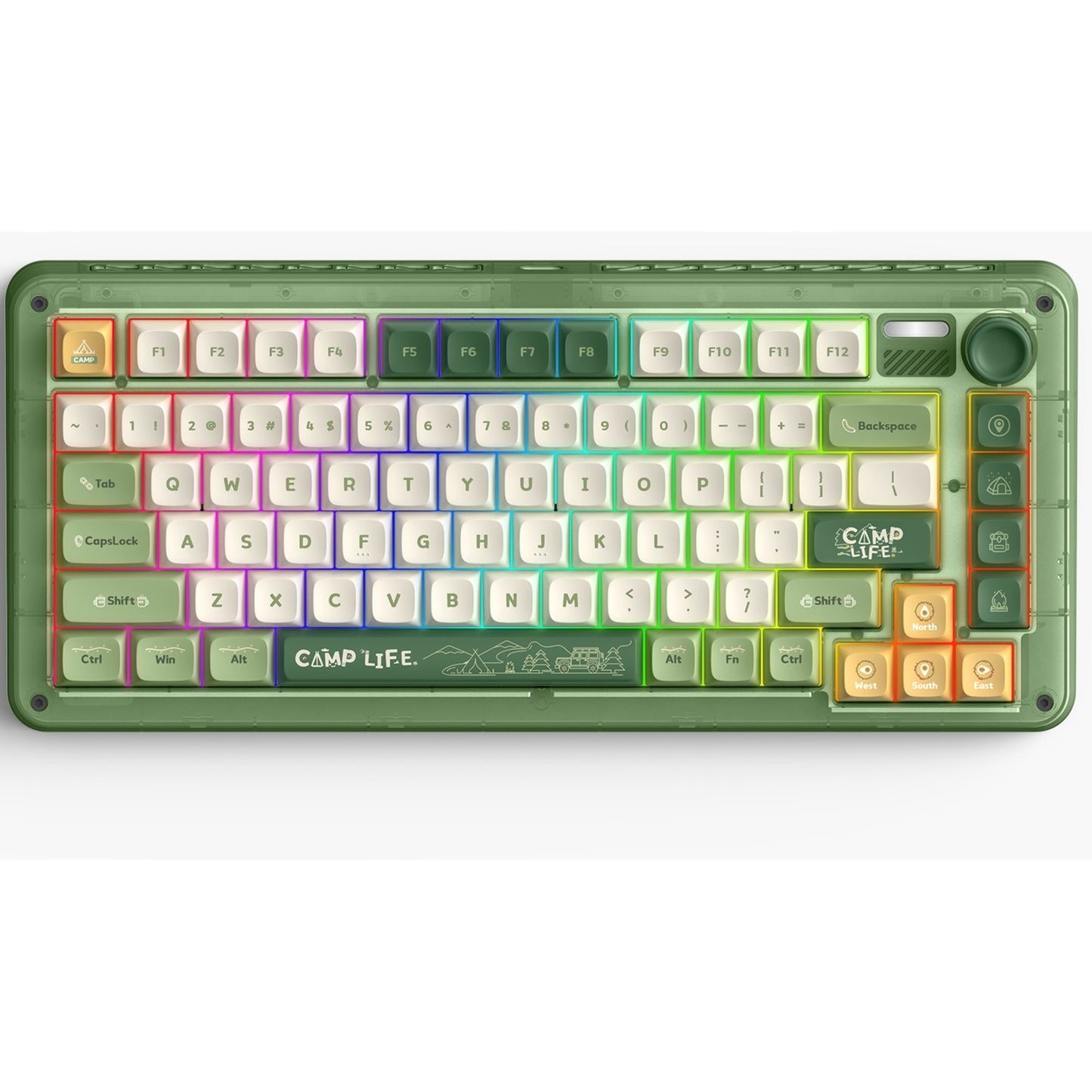 IQUnix ZX75 Camping Wireless Mechanical Clavier