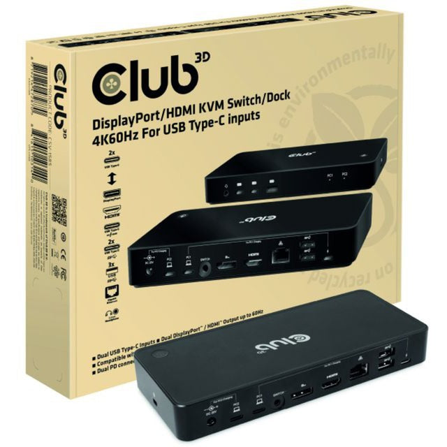 Club 3D Displawort hdmi dock 4k60hz