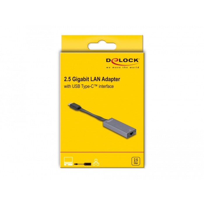 Dellock USB-C> 2,5 Gigabit Lan Slim