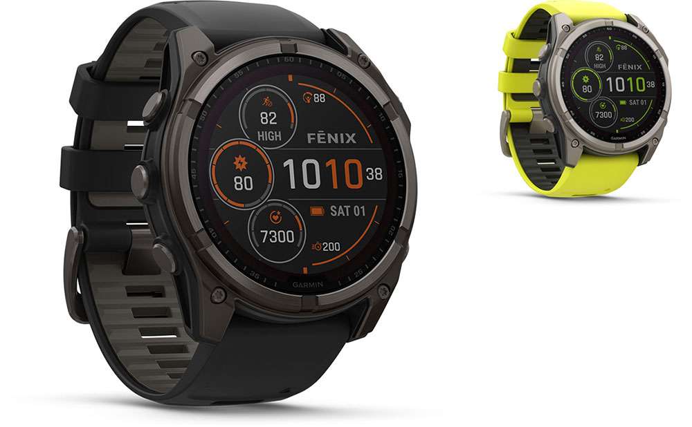 Garmin fēnix® 8 - saphir solaire 51 mm - montre intelligente multisport GPS