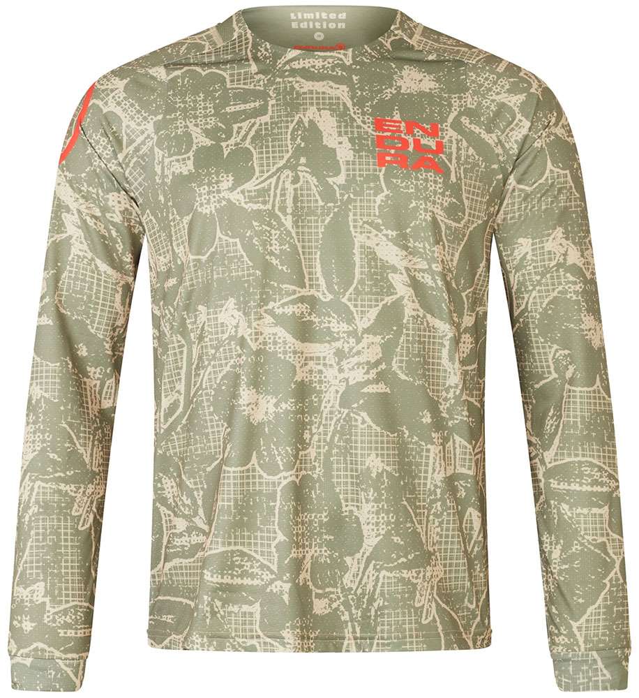 Endura grid floral - maillot vtt manches longues