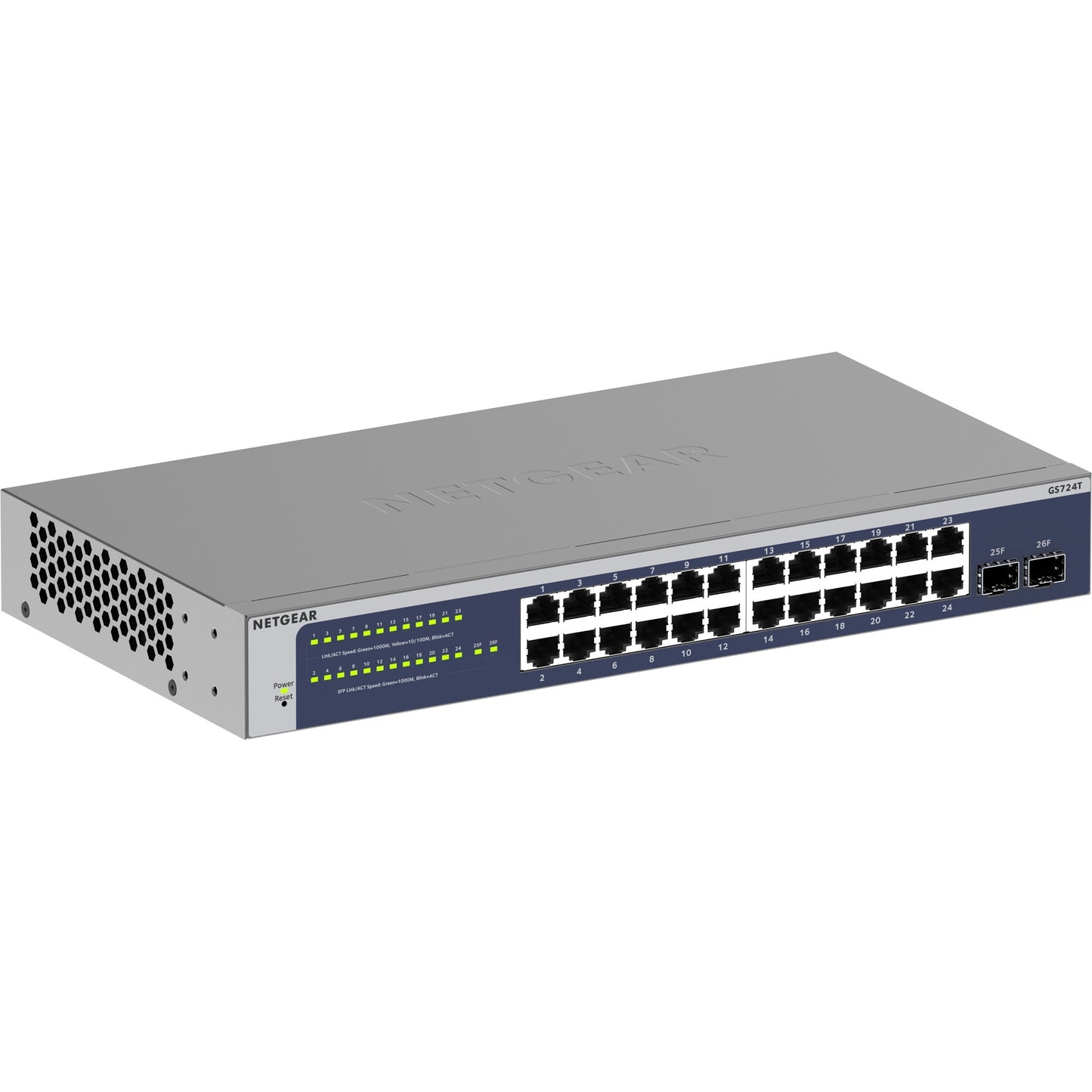 Interrupteur Gigabit à 24 ports NetGear (GS724TV6)