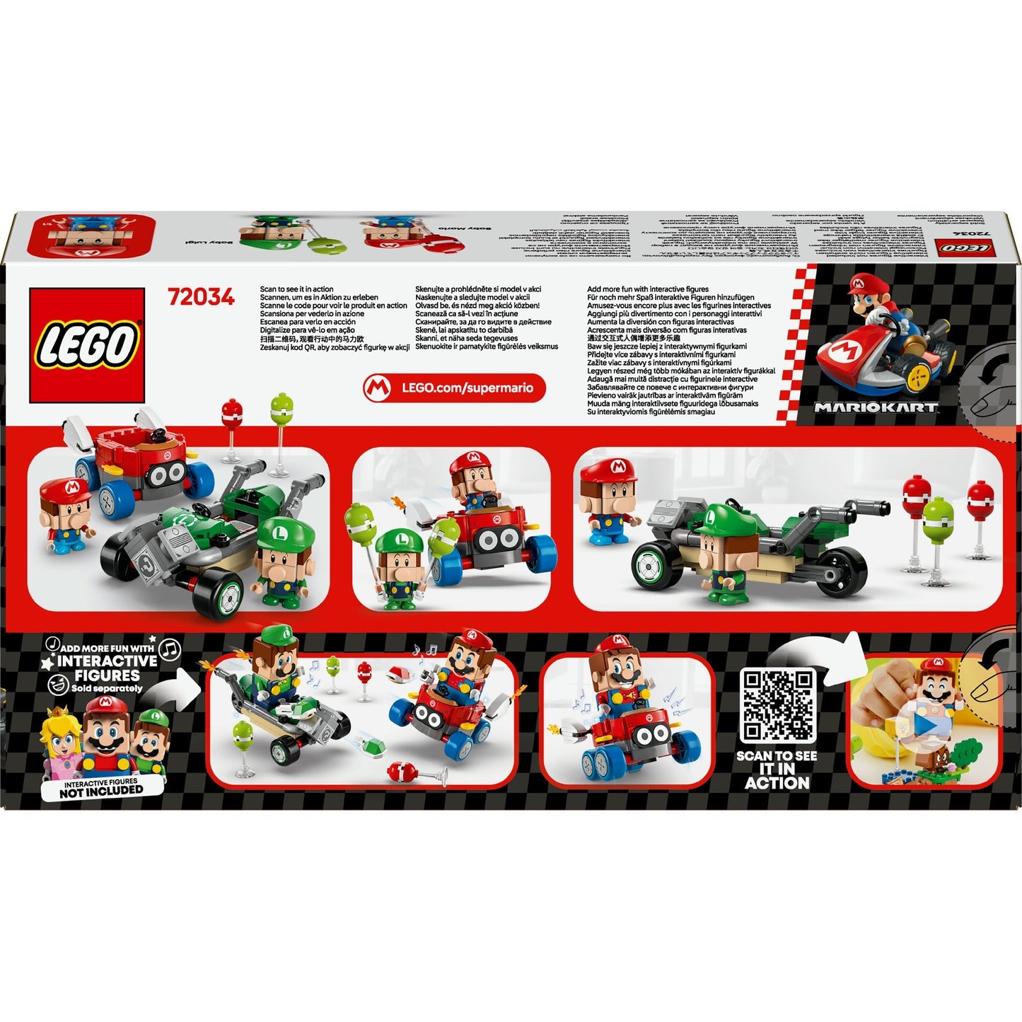 LEGO LEGO Super Mario 72034 Mario Kart Baby Mario Vs. Bébé Luigi