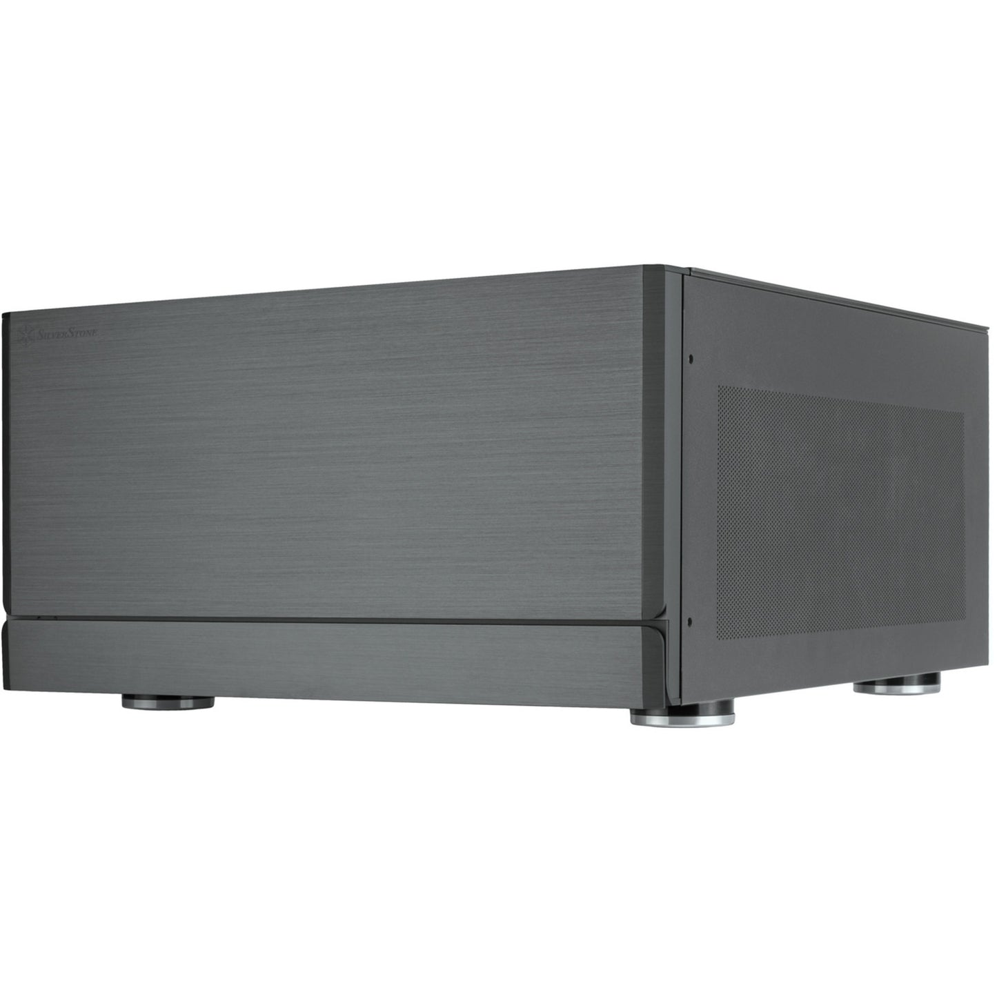 Boîtier Silverstone Crown 04 HTPC (gris foncé | 4x USB-A | 1x USB-C)