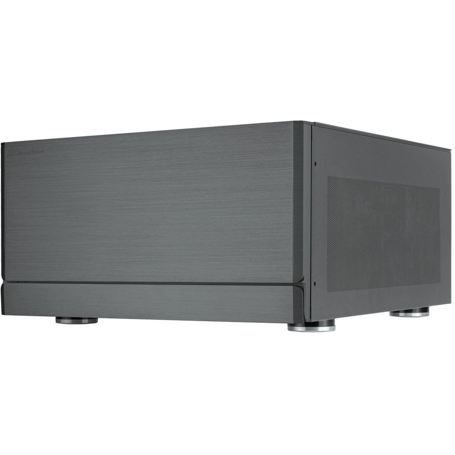 Boîtier Silverstone Crown 04 HTPC (gris foncé | 4x USB-A | 1x USB-C)