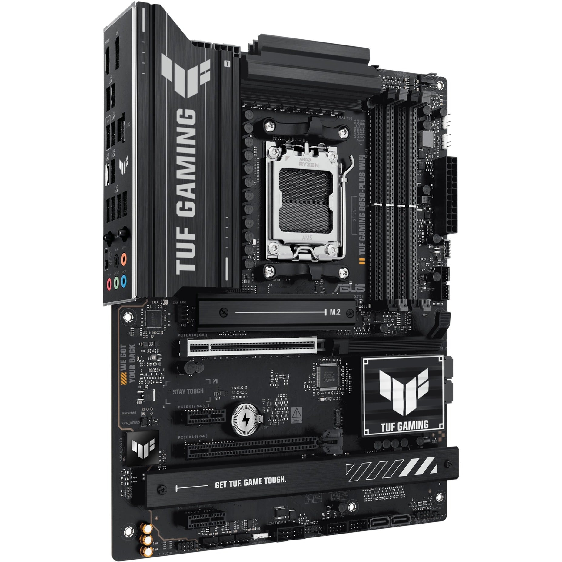 Carte mère Asus Tuf Gaming B850-Plus Wi-Fi Socket AM5 (RAID, 2,5 Go-LAN, Wi-Fi 7, BT, Son, ATX)