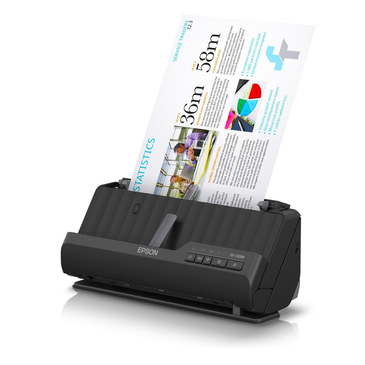 EPSON ES-C320W Scanner de documents compacts A4 avec Wi-Fi-Con