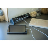 Brennenstuhl Alu-office-Line-Line avec fonction de chargement USB 4- - afbeelding 4