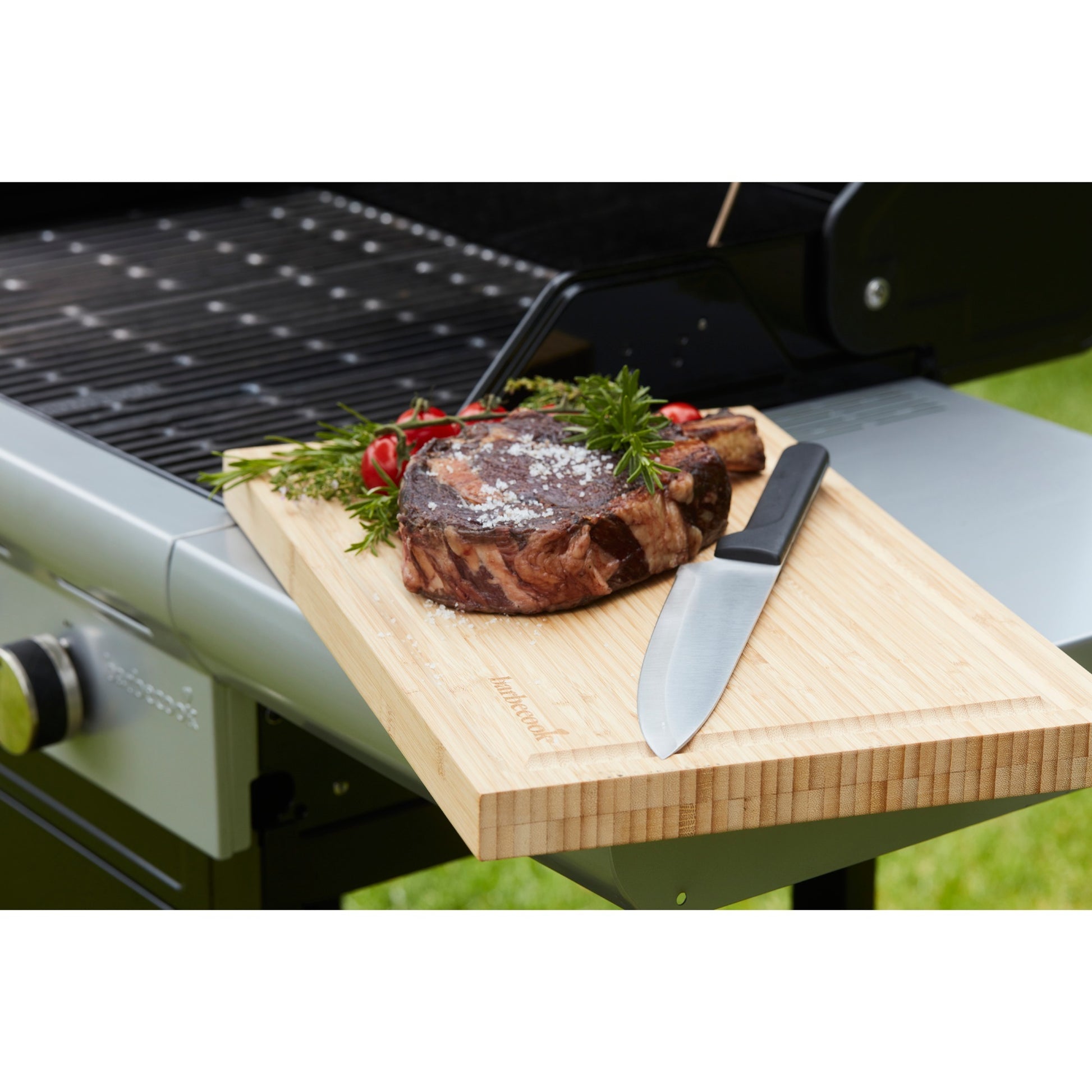 BarboCook Cutting Board de Bamboo avec canal de jus