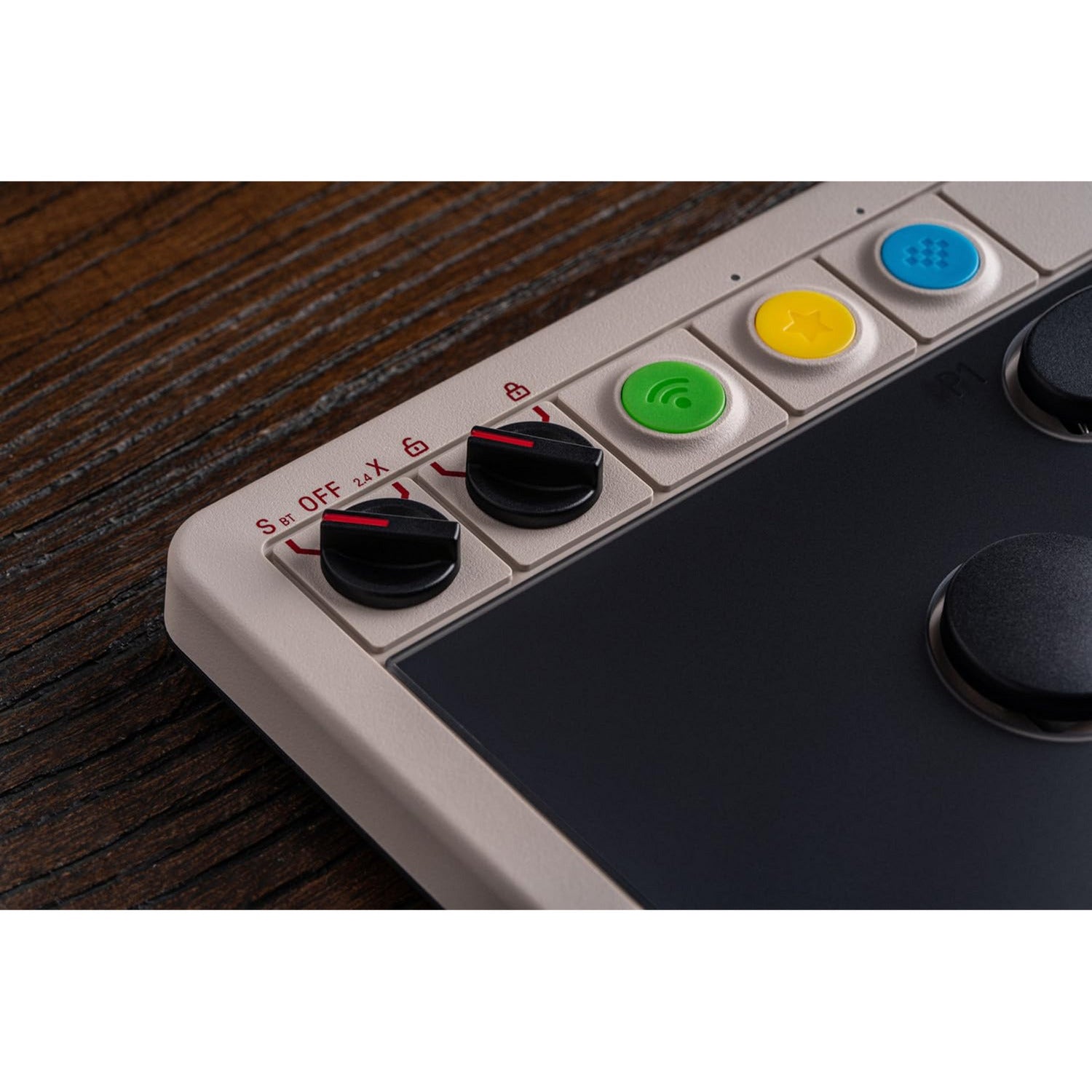 Manette d'arcade 8bitdo (gris rouge, usb bluetooth 2,4 ghz, nintendo switch, pc)