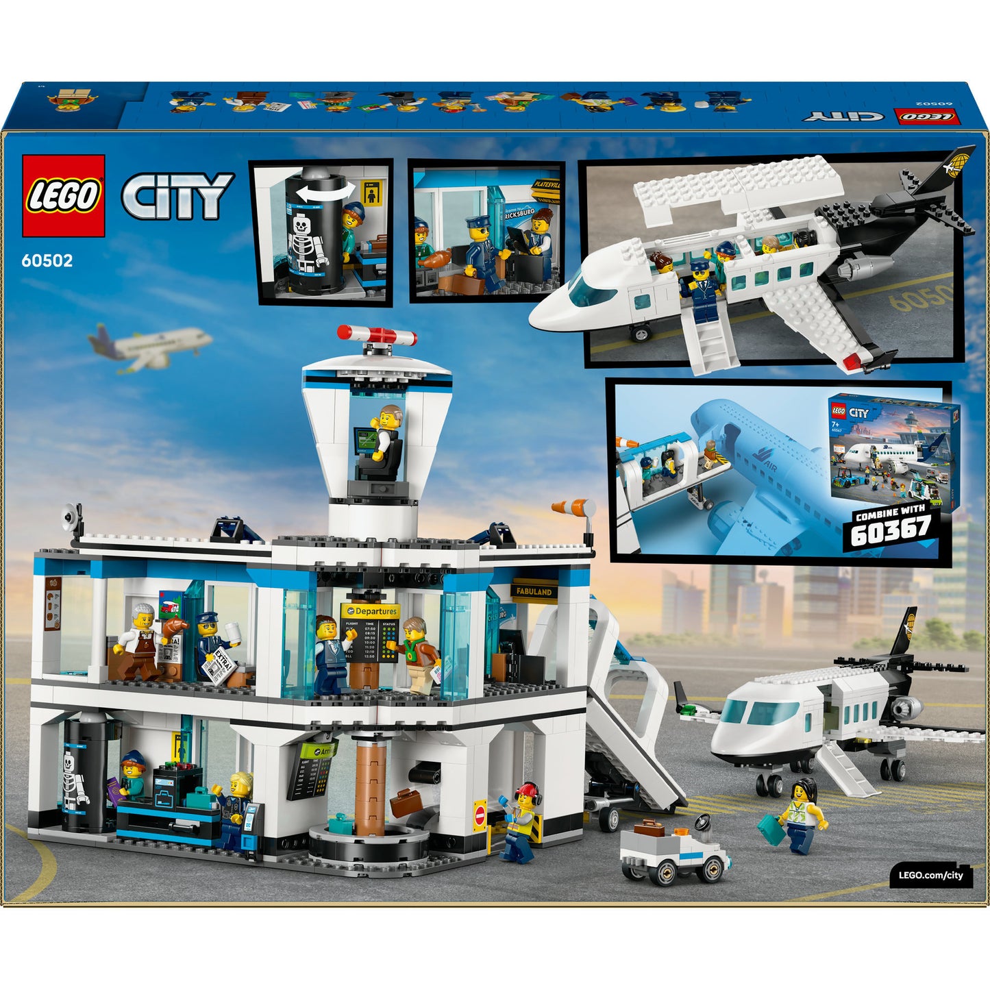 Lego my city 60502 aéroport avec avion