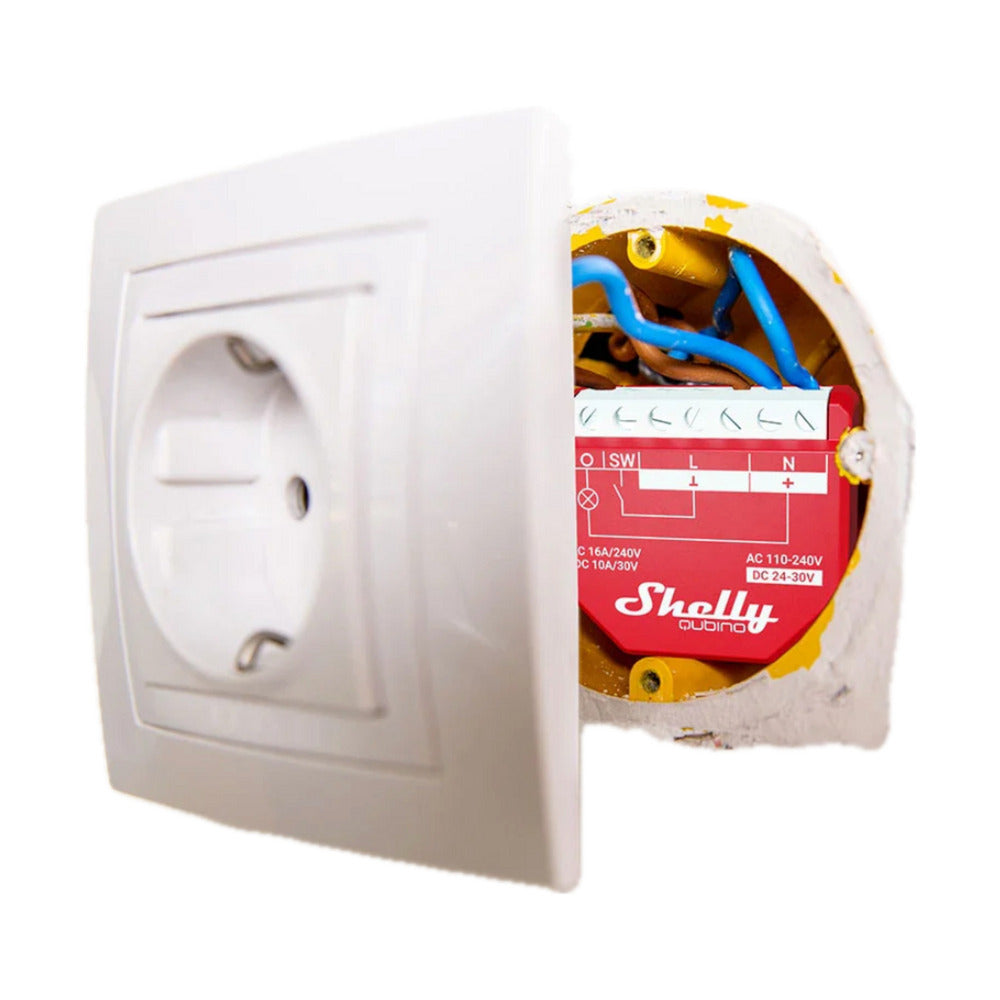 Shelly wave 1pm eu lr switch (rouge, z-wave, z-wave+)