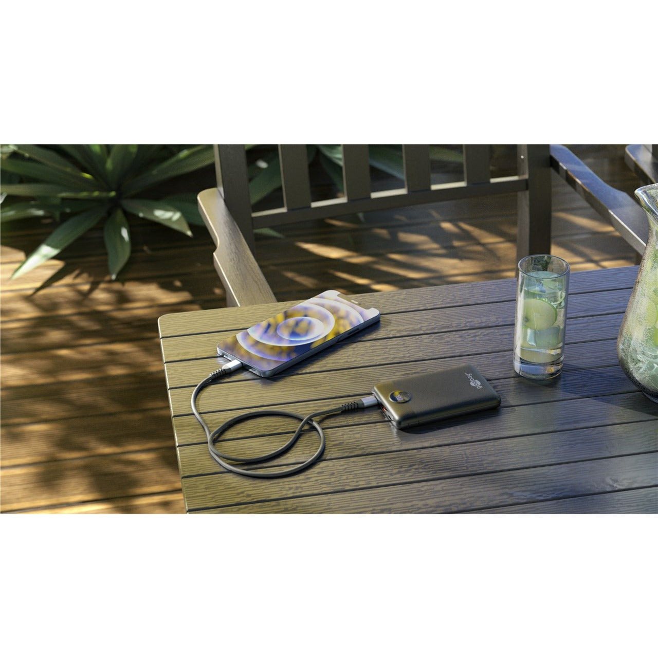 Goobay powerbank compact 10 000 mAh