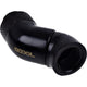 Alphacool eiszapfen adaptateur coudé double connexion à 45 degrés (noir)