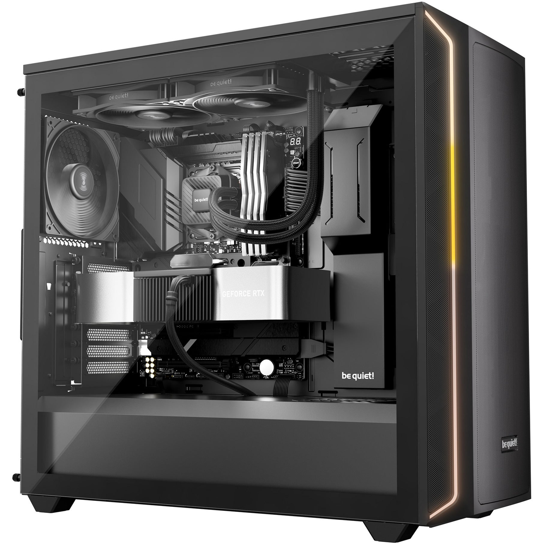 Soyez silencieux! refroidissement par eau pure loop 3 280 (noir, pwm)