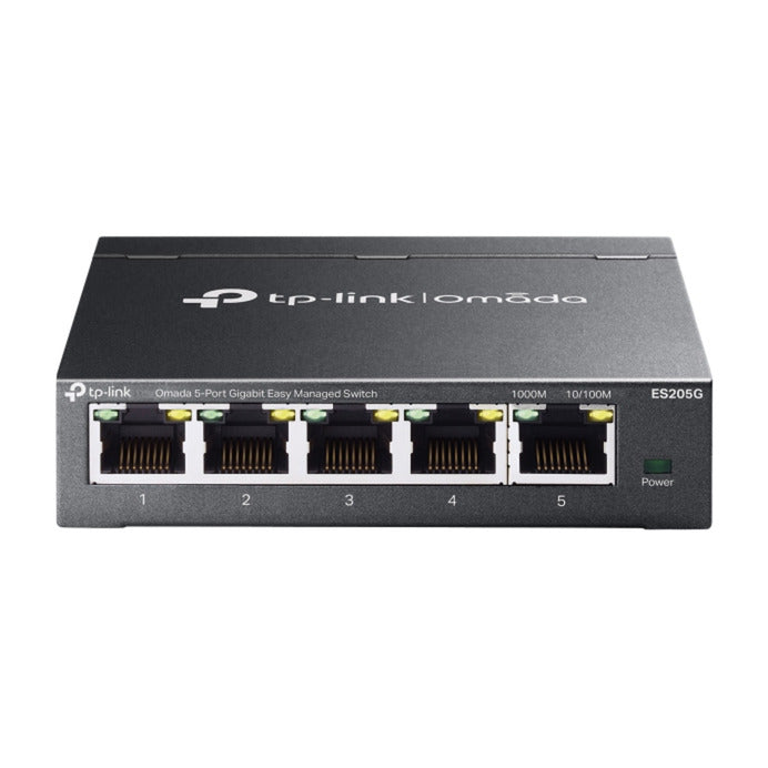 Tp-Link Omada ES205G Switch Gigabit 5 ports facile à gérer (noir)