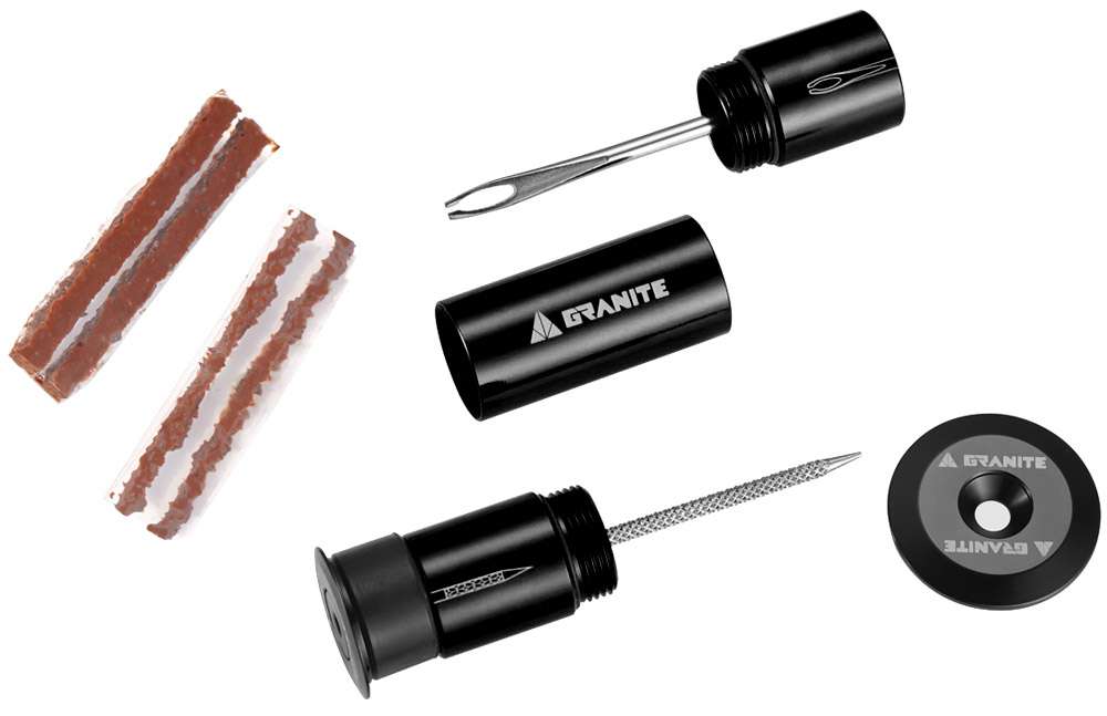 Outil de réparation tubeless de bouchon de pneu de cachette en granit