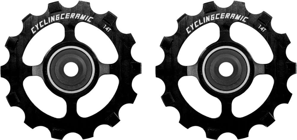 Poulies de dérailleur Cyclingceramic 14 dents pour shimano sram