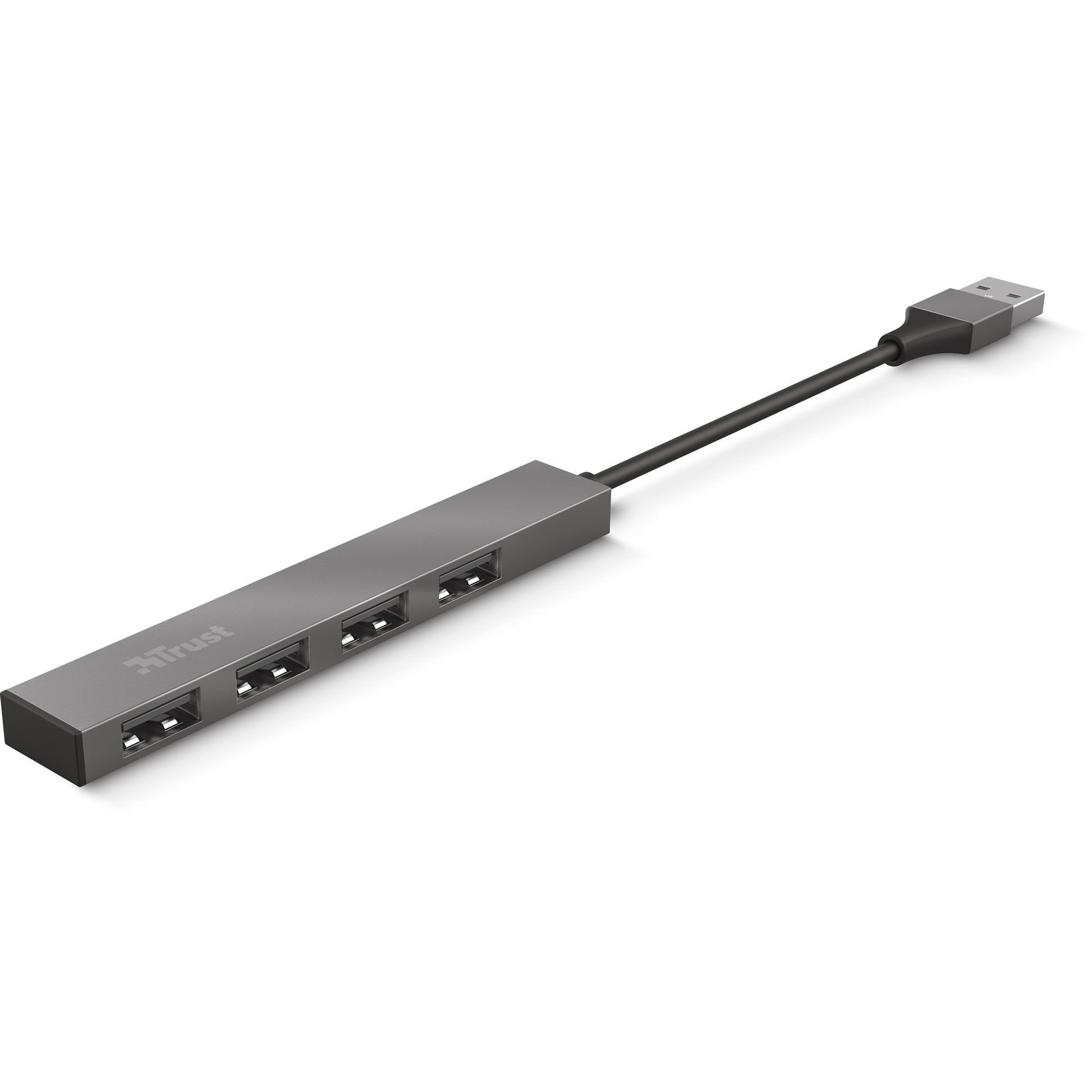 Trust Halyx Aluminium 4-Port Mini USB Hub