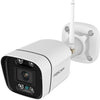 Foscam v5p, caméra wifi bi-bande 3k 5mp avec alarme sonore et lumineuse (blanc)