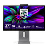 Moniteur Philips Brilliance 27e3u7903 27 5k uhd (gris, HDMI, Thunderbolt 4, USB, LAN, webcam)