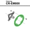 Plateau Shimano steps cr-em800 sans araignée à 4 bras