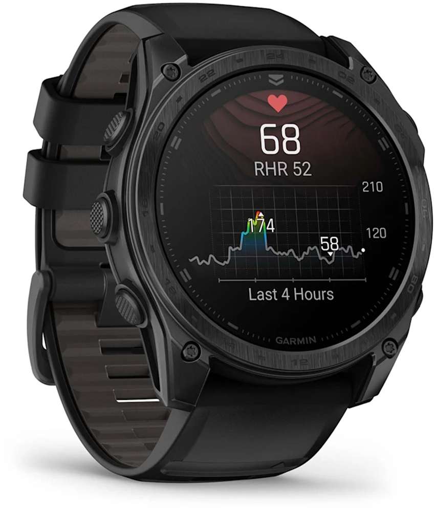 Montre connectée Garmin tactix® 8 - 51 mm amoled saphir noir titane dlc