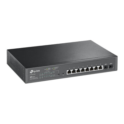 Tp-link Omada SG2210MP Jetstream Switch intelligent Gigabit 10 ports (noir, 8x PoE+, 2x Gigabit SFP)