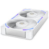 Ventilateurs de boîtier Nzxt f240x rgb (blanc, 2 pièces, 240 x 120 x 30 mm, pwm)