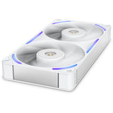 Ventilateurs de boîtier Nzxt f240x rgb (blanc, 2 pièces, 240 x 120 x 30 mm, pwm) - afbeelding 3