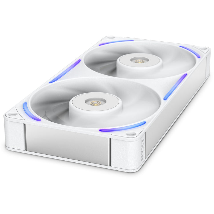 Ventilateurs de boîtier Nzxt f240x rgb (blanc, 2 pièces, 240 x 120 x 30 mm, pwm)