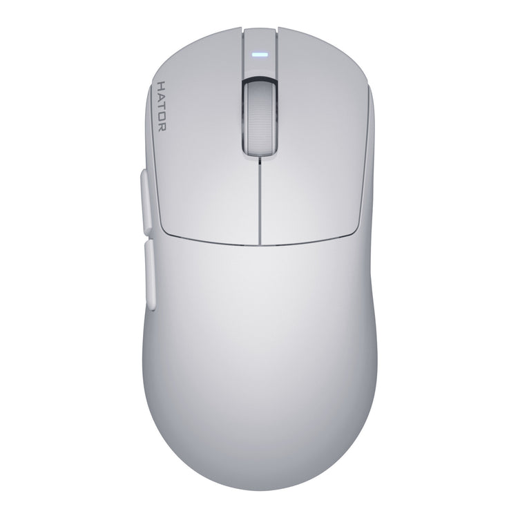 Hator Quasar 3S Ultima 8K Souris de jeu sans fil (Blanc, 30 000 DPI, Bluetooth USB 2,4 GHz)