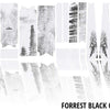 Unleazhed Unscratch - Film de protection de cadre pour vélo gravel bpg01 noir forêt