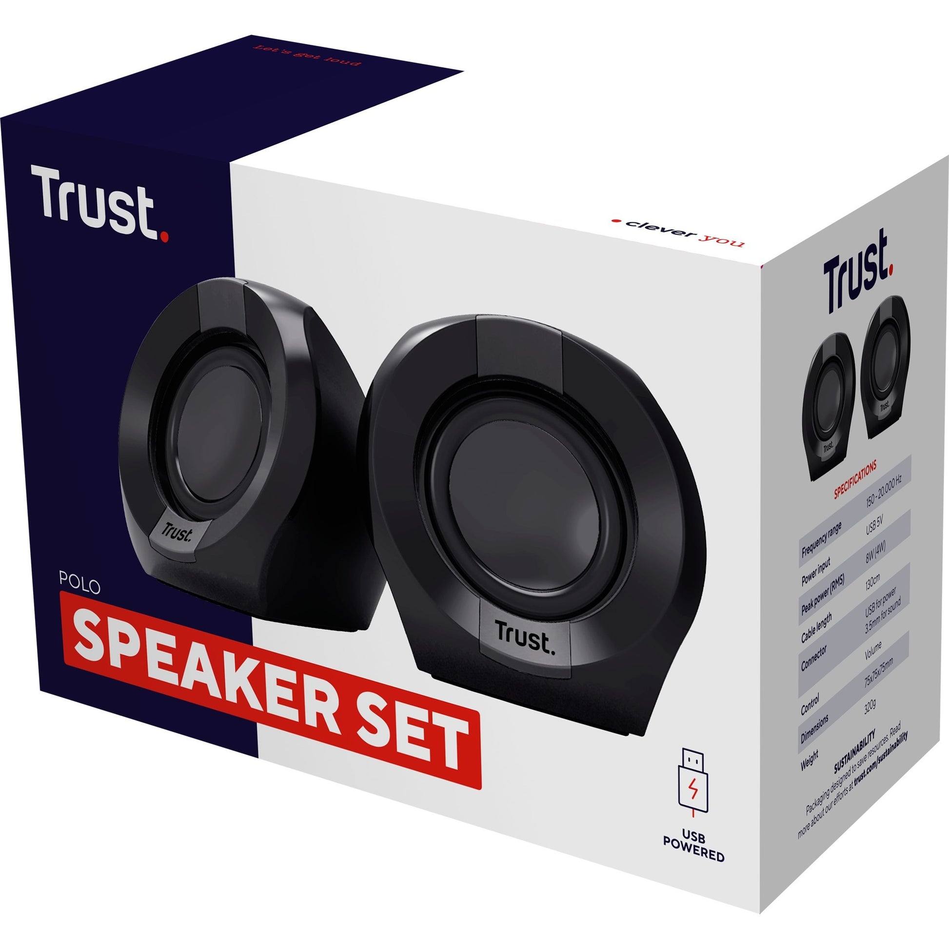 Trust Polo 2.0 Ensemble d'enceintes
