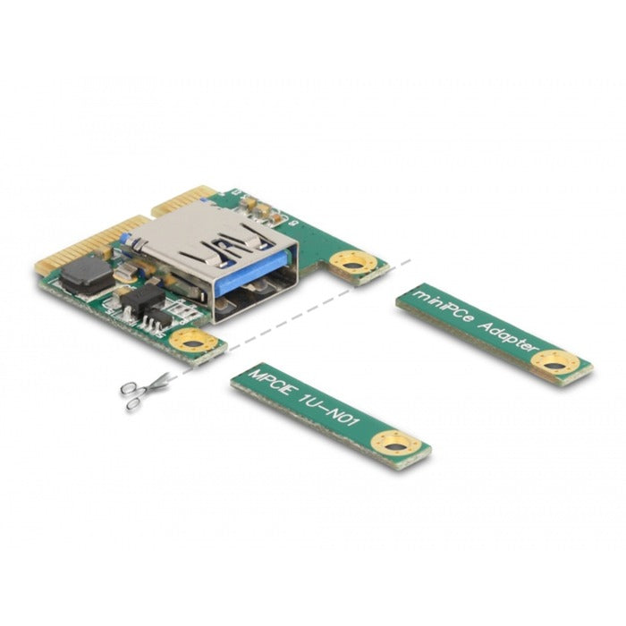 Dellock Mini PCIe I O 1 X USB 2.0 Type-A Femelle Femelle