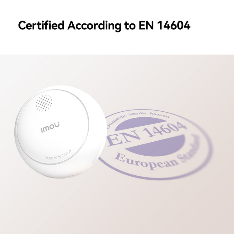 Détecteur de fumée intelligent Imou - bundle zsm1 (blanc, 3 pièces + passerelle intelligente zg2s, zigbee)