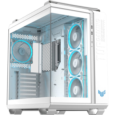 Boîtier tour midi Asus tuf gaming gt502 horizon argb (blanc | 3x usb-a | 1x usb-c | verre trempé)
