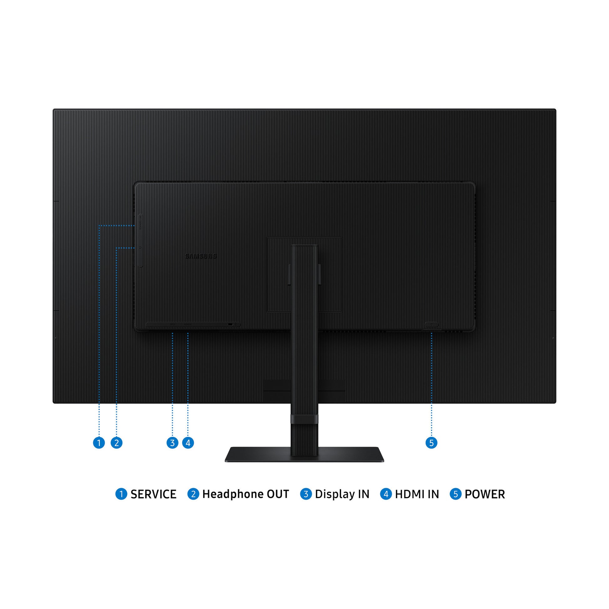 Moniteur Samsung viewfinity s7 s70d uhd 37 4k uhd (noir, 1x hdmi, 1x displayport, lan)