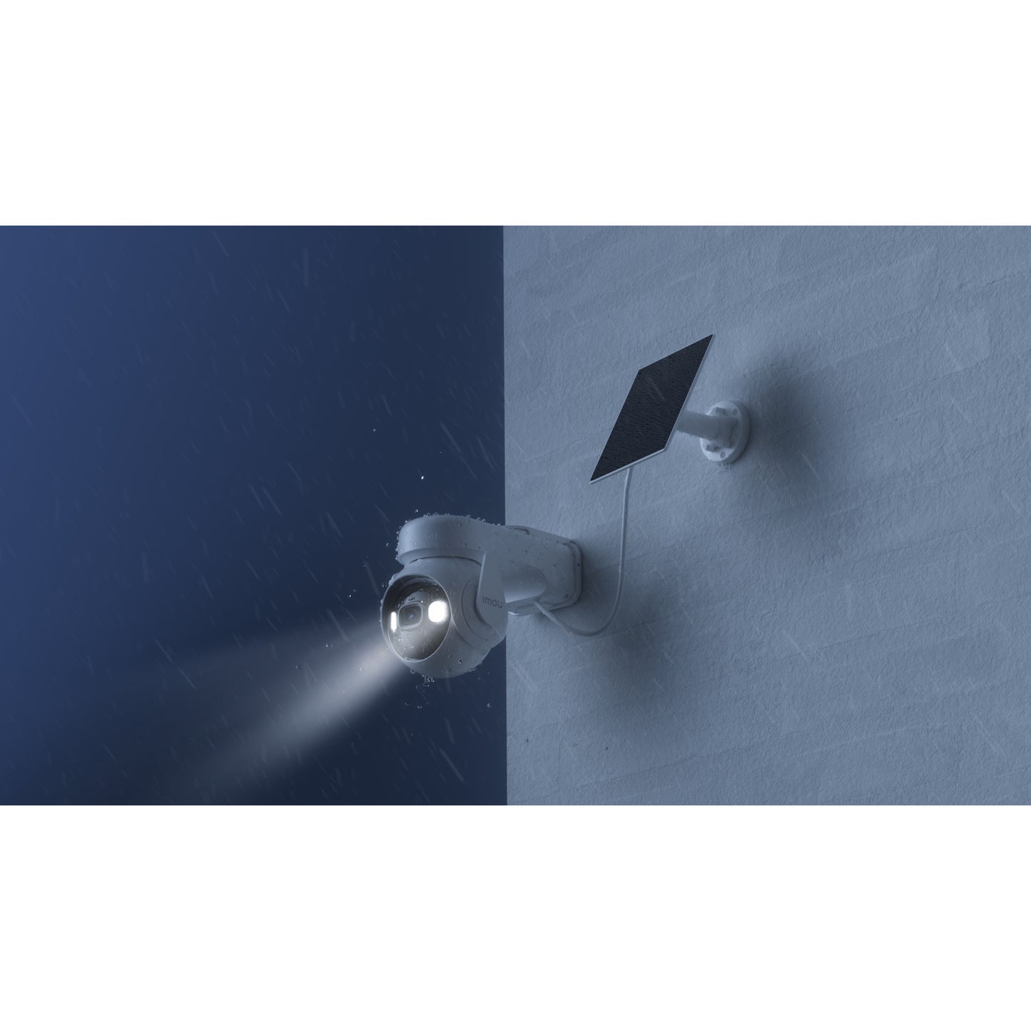 Imou cell pt avec caméra de sécurité à panneau solaire (blanc, 100% sans fil)