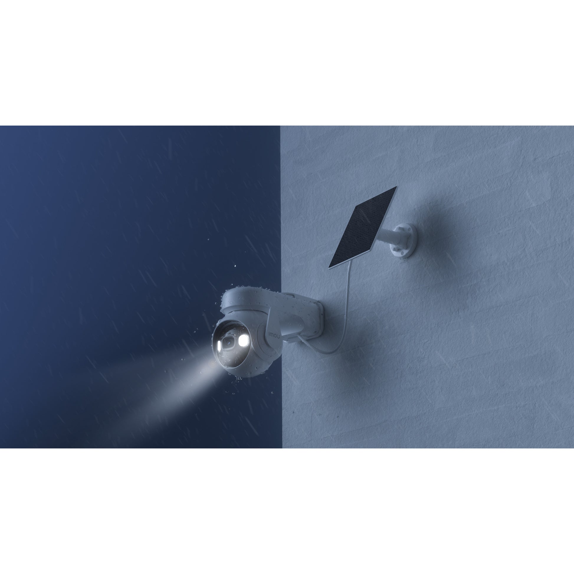 Imou cell pt avec caméra de sécurité à panneau solaire (blanc, 100% sans fil)