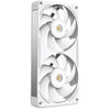 Ventilateurs de boîtier Nzxt f240x rgb (blanc, 2 pièces, 240 x 120 x 30 mm, pwm)