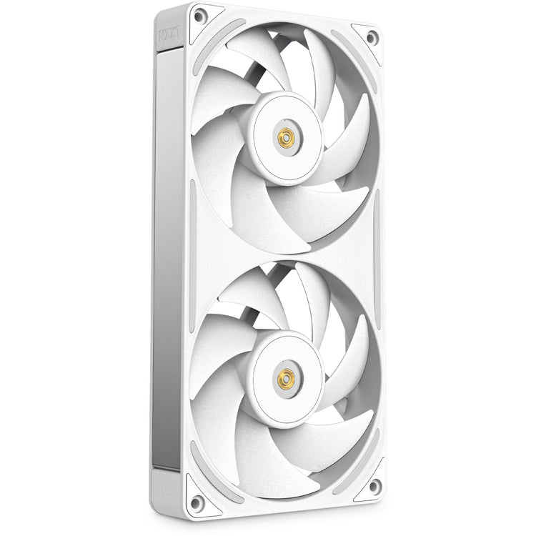 Ventilateurs de boîtier Nzxt f240x rgb (blanc, 2 pièces, 240 x 120 x 30 mm, pwm)