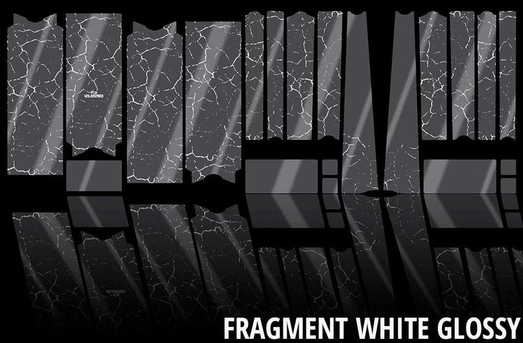 Unleazhed Unscratch - Film de protection de cadre pour vélo gravel bpg01 fragment blanc