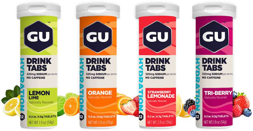 Pack de test de 4 comprimés d'hydratation Gu