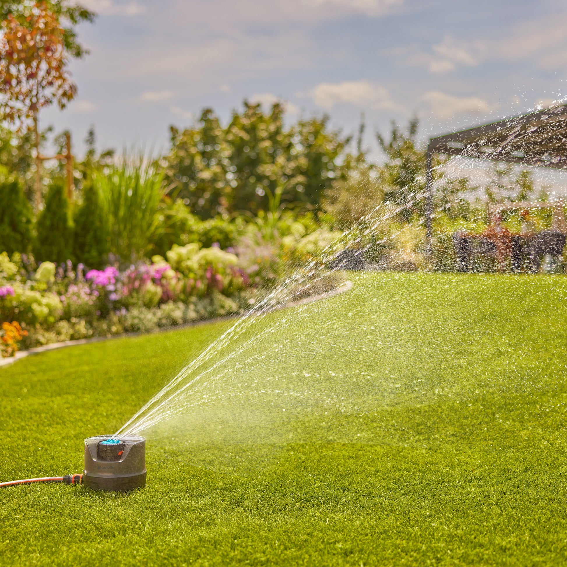 Arroseur Gardena aquaprecise hors sol